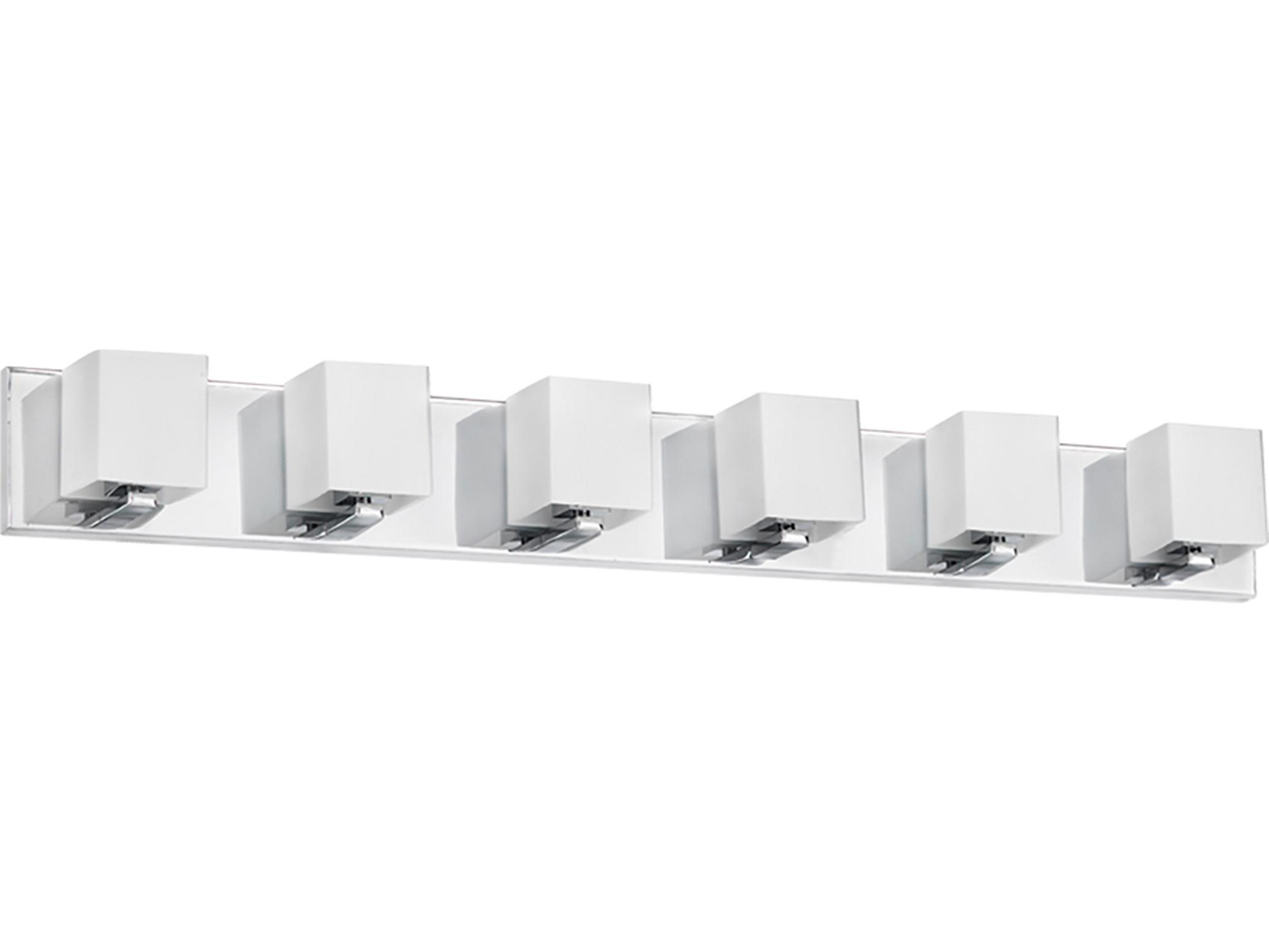 Verona 6-Light Polished Chrome Vanity Light