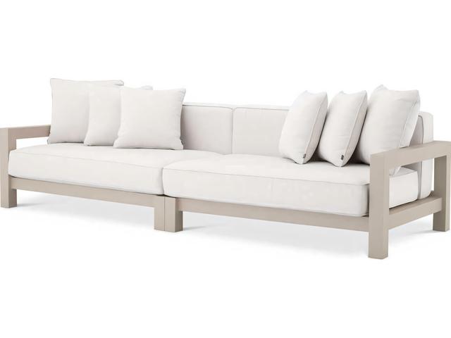 Sand Finish Sunbrella Canvas Sofa