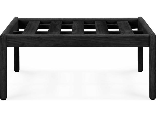 Ethnicraft Outdoor Jack Teak Black Footstool Frame