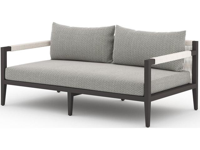 Solano Faye Ash / Bronze / Ivory Rope Loveseat