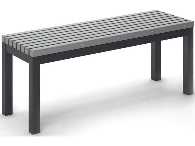 Homecrest Eden Aluminum Slat Dining Patio Bench
