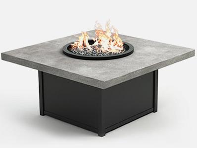 Homecrest Concrete Aluminum Square Fire Pit Table Top