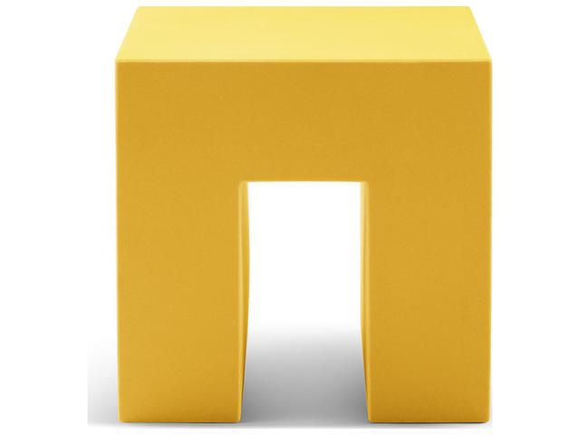 Heller Outdoor Vignelli Cube - Yellow