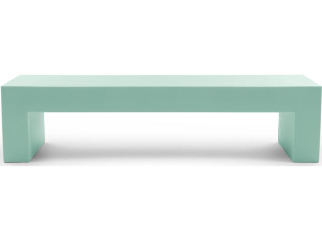 Heller Outdoor Vignelli Bench Large 72" - Celadon