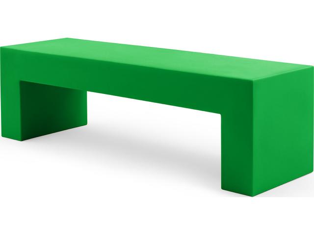 Heller Outdoor Vignelli Medium Bench - Green