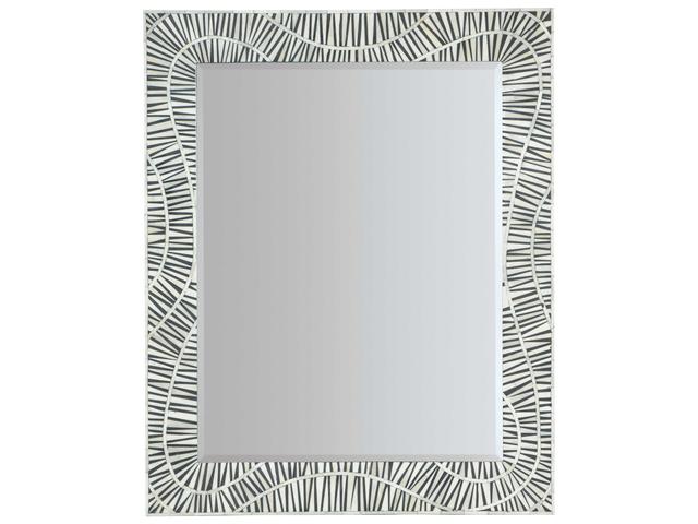 Commerce and Market Tiger Tooth Vertical Wall Mirror