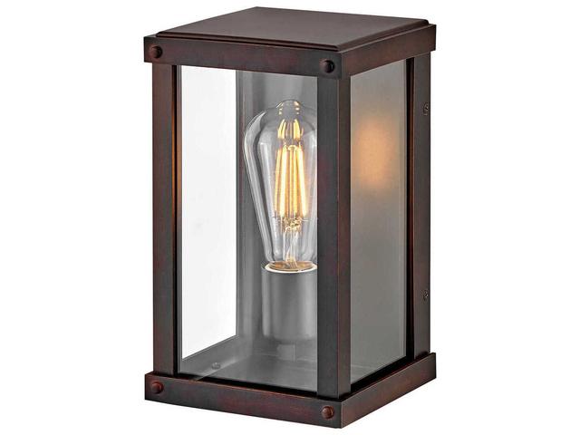 Hinkley Beckham 1 - Light Outdoor Wall in Blackened Copper