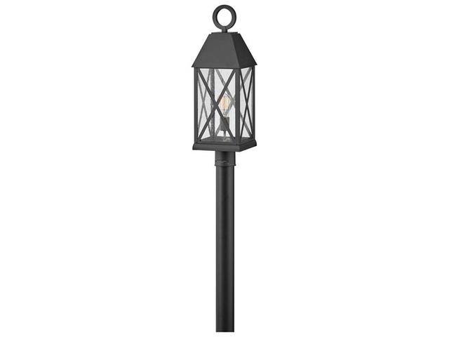 Hinkley Briar 1 - Light Outdoor Post in Museum Black