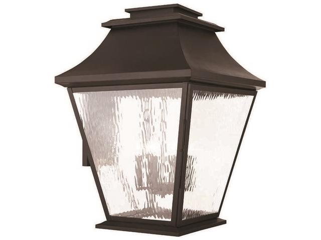 Livex Lighting Hathaway 6 - Light Outdoor Wall in Bronze
