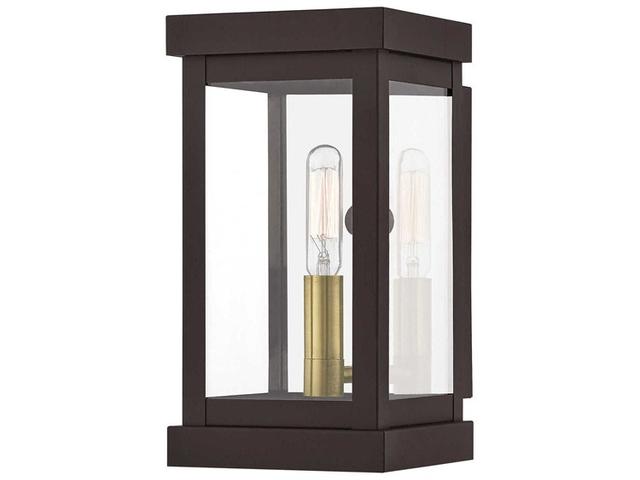 Livex Lighting Hopewell Outdoor Wall Light in Bronze