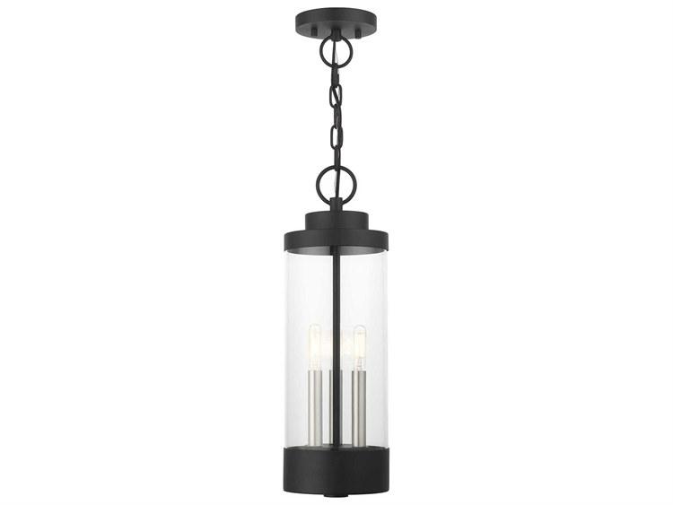 Livex Lighting Hillcrest 3 - Light Outdoor Hanging in Textured Black