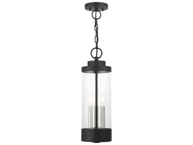 Livex Lighting Hillcrest 3 - Light Outdoor Hanging in Textured Black