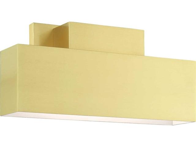Livex Lighting Lynx 2 - Light Outdoor Wall in Satin Brass