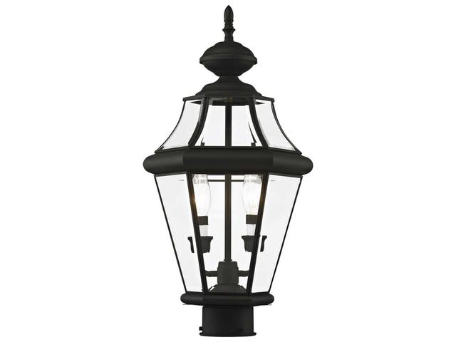 Livex Lighting Georgetown 2 - Light Outdoor Post in Black