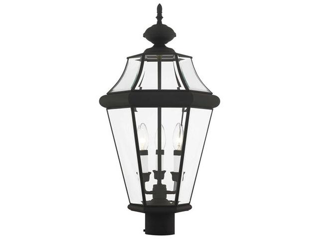 Livex Lighting Georgetown 3 - Light Outdoor Wall in Black