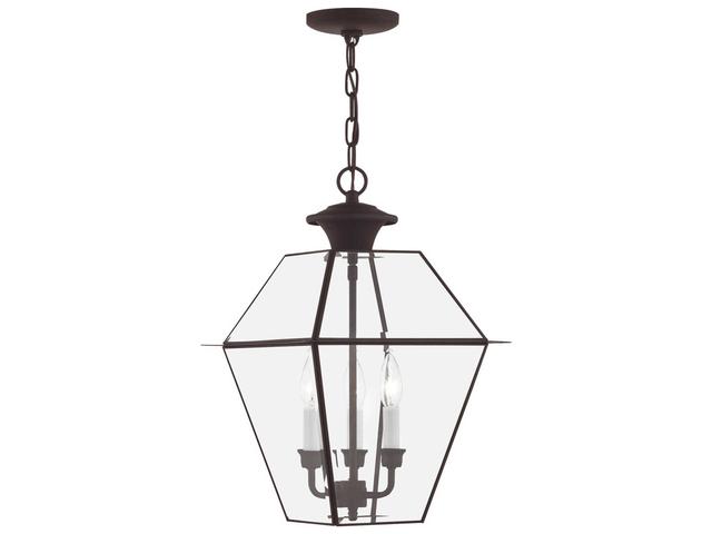 Livex Lighting Westover 3 - Light Outdoor Hanging in Bronze