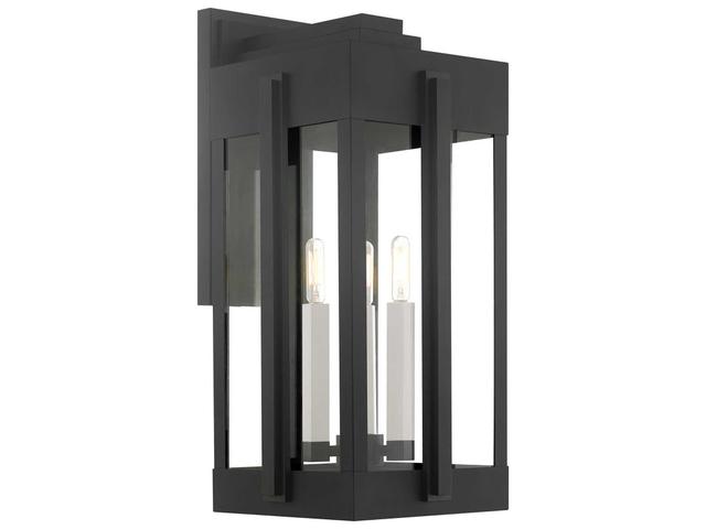 Livex Lighting Lexington 3 - Light Outdoor Wall in Black