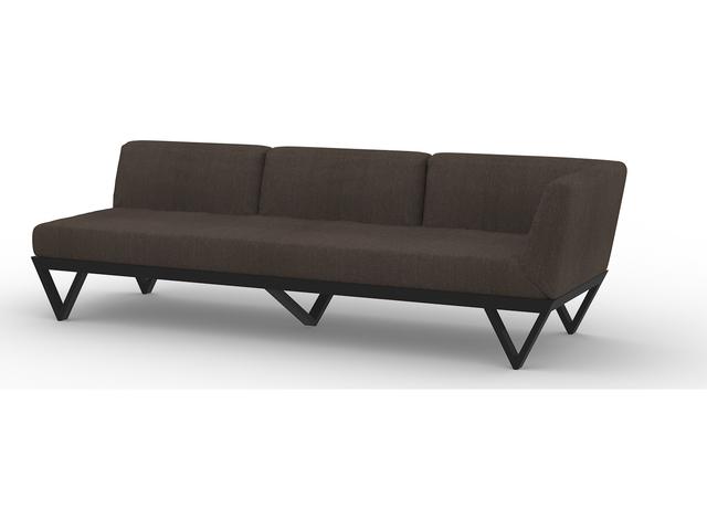 Bondi Belle Aluminum Left Hand Arm Outdoor Sofa