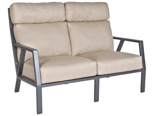 OW Lee Aris Aluminum Outdoor Patio Loveseat