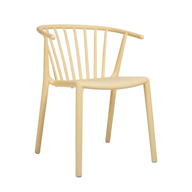 Resol Woody Eco Recycled Dining Chair Fire Yellow Price Includes 4