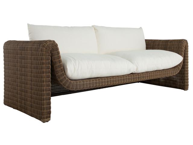 Como Raffia Patio Sofa
