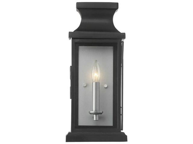 Savoy House Brooke 1 - Light Outdoor Wall in Black