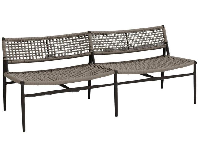 Grigio Rope Aluminum Graphite Apartment Patio Sofa