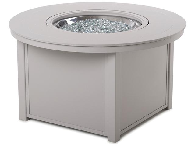 Telescope Casual MGP Aluminum Round Outdoor Patio Fire Pit Table