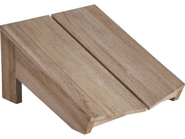 Coastal Living Outdoor Saratoga Wood Ottoman