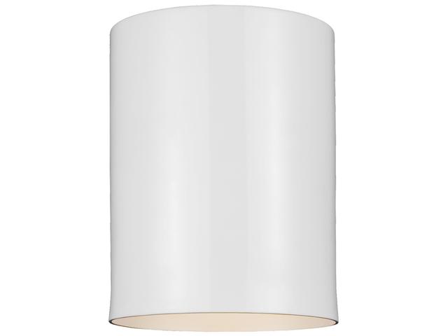 Visual Comfort Studio Outdoor Cylinders 1 - Light Ceiling in White