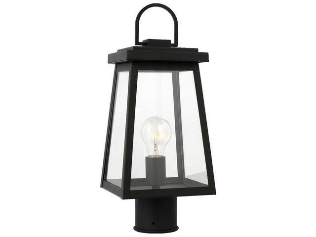 Visual Comfort Studio Founders 1 - Light Outdoor Post in Black