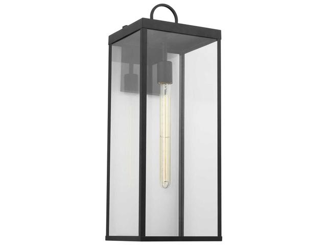 Visual Comfort Studio Howell 1-Light Outdoor Wall Light in Textured Black