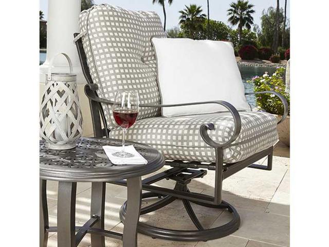Woodard Belden Cushion Aluminum Outdoor Patio Lounge Set
