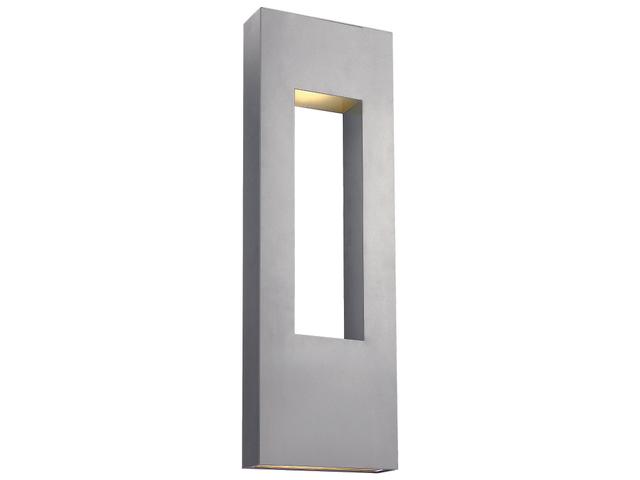 Hinkley Atlantis Outdoor Wall Light in Titanium
