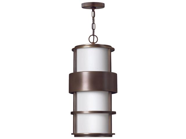 Hinkley Saturn Outdoor Hanging Light in Metro Bronze