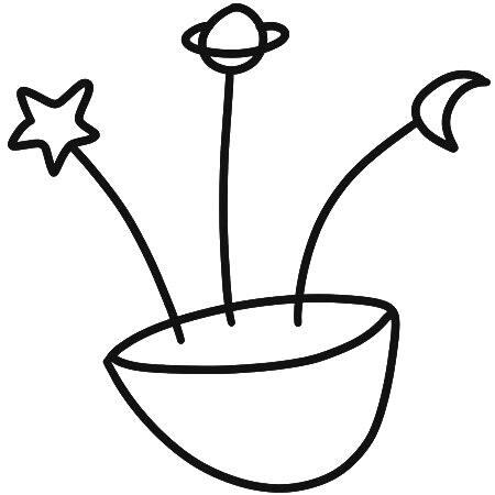 Temporary Tattoo - inkbox  - Space Plant