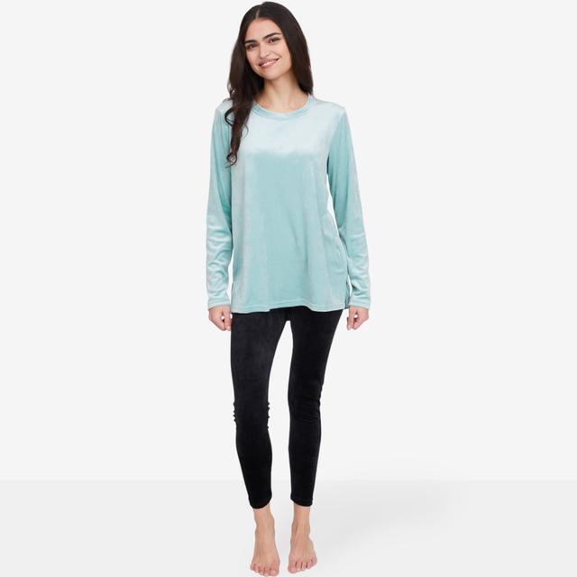 Cuddl Duds Velour Foil Set | Style: Aqua | Size: XL | by TSC