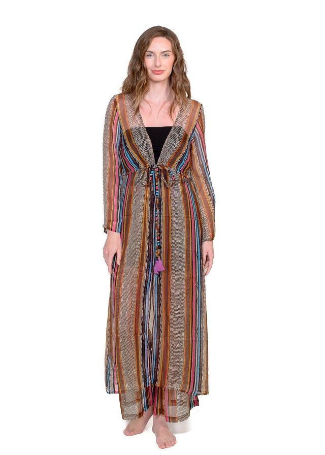 LATTELOVE Latte Love Chiffon Maxi Coverup | Style: Ento Lab | Size: XL | by TSC