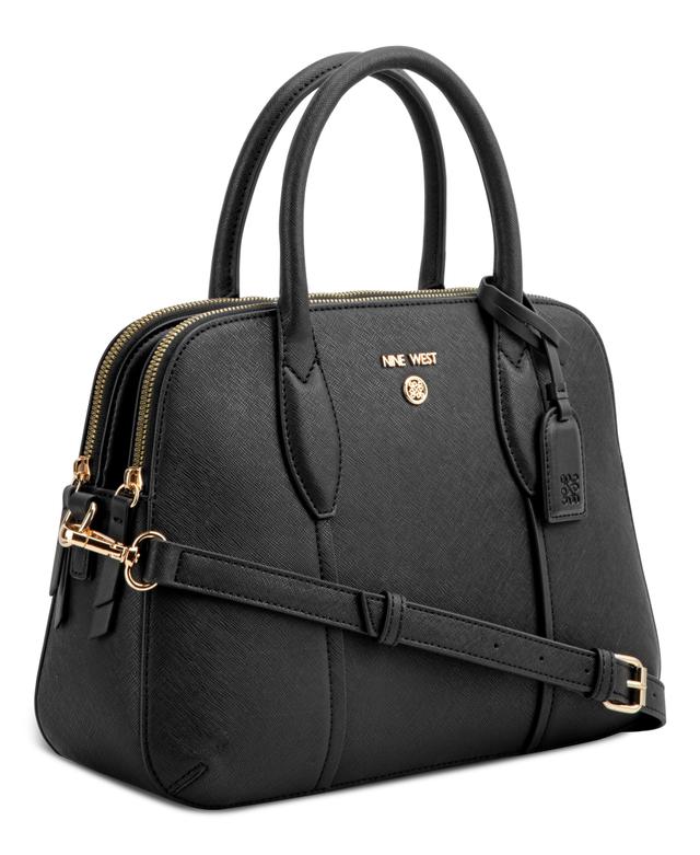 Nine West Grady Dome Satchel | Style: Black | by TSC