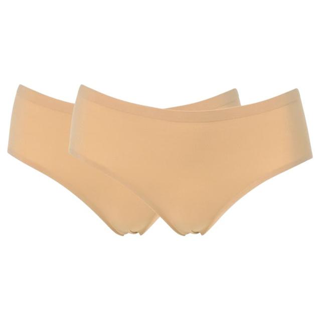 Rhonda Shear Shapewear Shear Seamless Lightweight Brief (2-pack) | Style: Beige | Size: 2X | by TSC