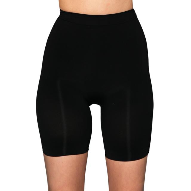 Rhonda Shear Shapewear Control Seamless Sculpt Mid-Thigh Short | Style: Black | Size: 1X | by TSC