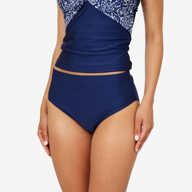 Byron Bay Sophie High Waist Swim Bottom | Style: Estate Blue | Size: 12 | by TSC