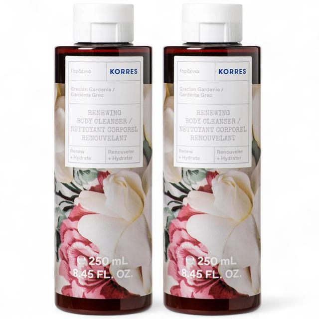 KORRES Natural Products Renewing Body Cleanser Duo | Style: Greciangardenia | by TSC