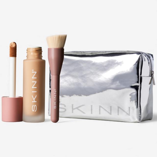 Skinn Foundation + Concealer With Silver Gift Bag | Style: 4W/Peachy Med | by TSC