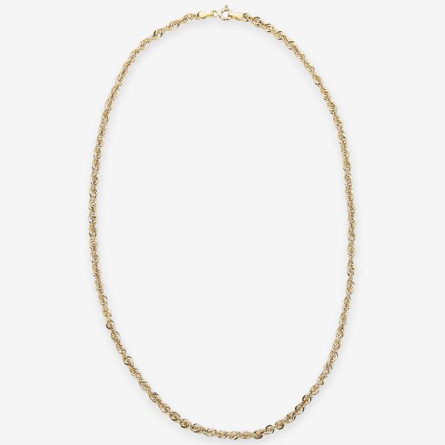 Stefano Oro 14K Yellow Gold Mediterranea Rope Chain Necklace | Size: 18" | by TSC