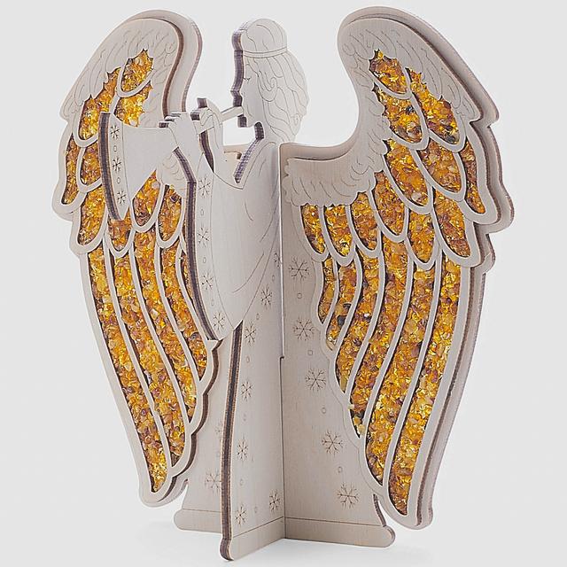 Amber Extraordinaire And Wood Christmas Decor | Style: Angel | by TSC