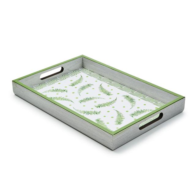 MacKenzie Childs MacKenzie-Childs Wood Tray | Style: Fern Forest | by TSC