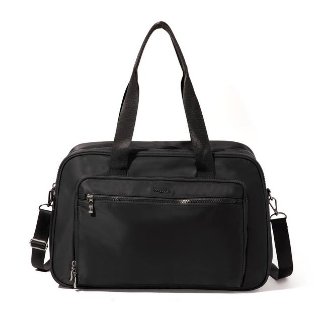 Baggallini Getaway Split Case Duffel | Style: Black Twill | by TSC