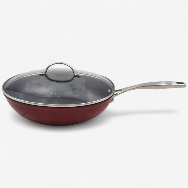 Curtis Stone Oval Wok | Style: Red | by TSC