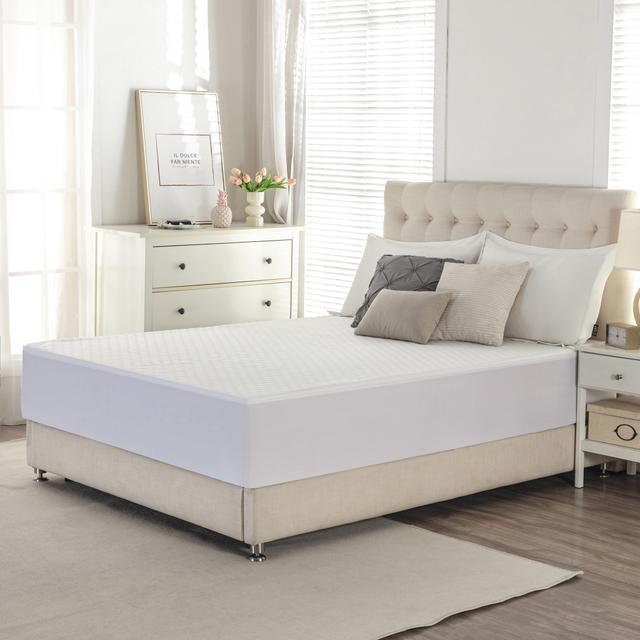 Home Suite Cooling Zip-Top Mattress Protector | Size: DOUBLE | by TSC